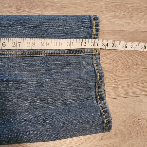 VTG Cache Jeans Women 8 Bootcut Low Rise Embellished Button Flap Pockets Western - Picture 8 of 10